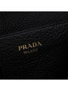 Vitello Phoenix Crossbody Bag Black - PRADA - BALAAN 11