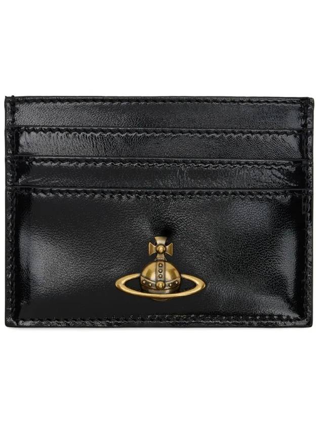 ORB gold logo sheepskin card wallet 54030004W L008L N405 - VIVIENNE WESTWOOD - BALAAN 2