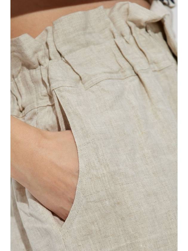 Posse Linen Shorts Ducky, Women's, Beige - POSSE - BALAAN 5