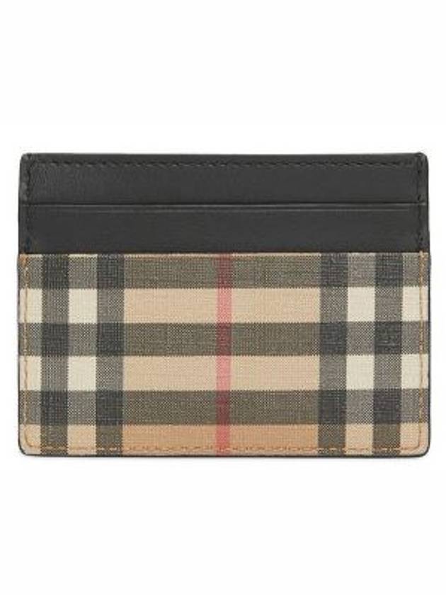 Vintage Check Canvas Card Wallet Archive Beige - BURBERRY - BALAAN.