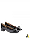 Vara Bow Patent Pumps Black - SALVATORE FERRAGAMO - BALAAN 2