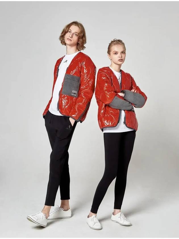 Quilted Field Jacket Red - ATHPLATFORM - BALAAN 1