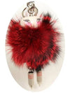 Robot Goat Fur Key Holder Red - PRADA - BALAAN 1