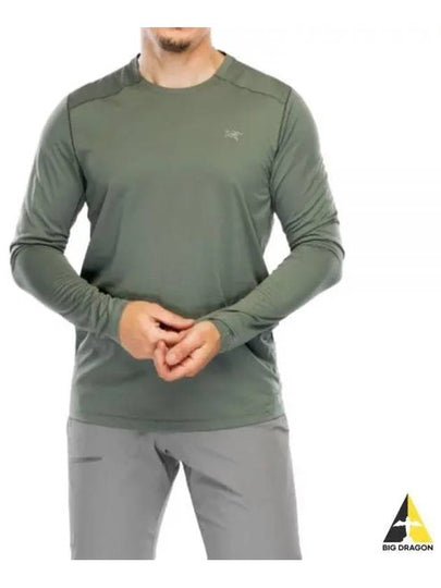 Cormac Crew Neck Long Sleeve T-Shirt Forage Heather - ARC'TERYX - BALAAN 2