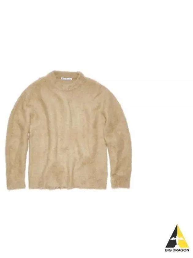 Mohair Wool Jumper Knit Top Beige - ACNE STUDIOS - BALAAN 2