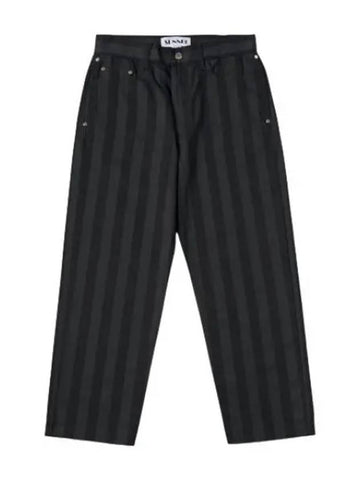 Classic Striped Pants Black MRTWMDEN006BLKS - SUNNEI - BALAAN 1