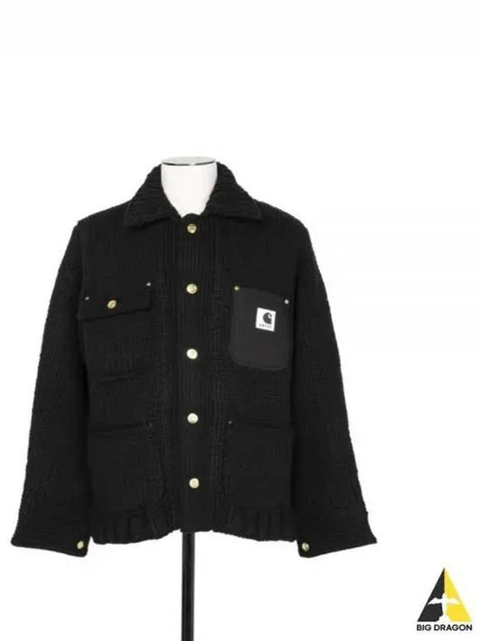 Carhartt Wip Knit Jacket Michigan Black - SACAI - BALAAN 2