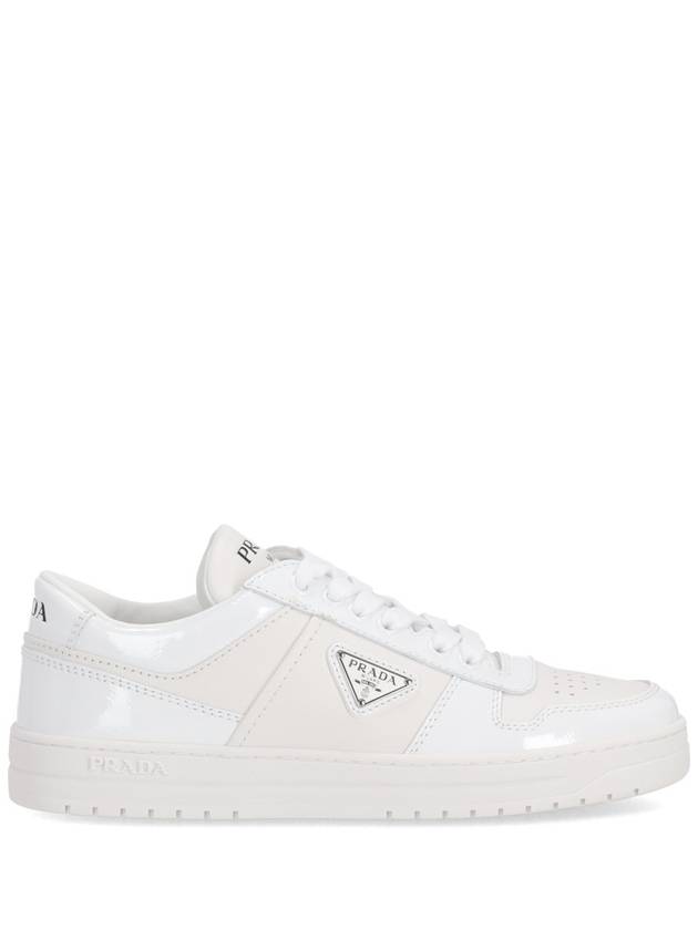 triangle logo low top sneakers white - PRADA - BALAAN 2