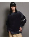 Vintage Washed E-Frog Round Pullover Navy - FFEFF STUDIO - BALAAN 4