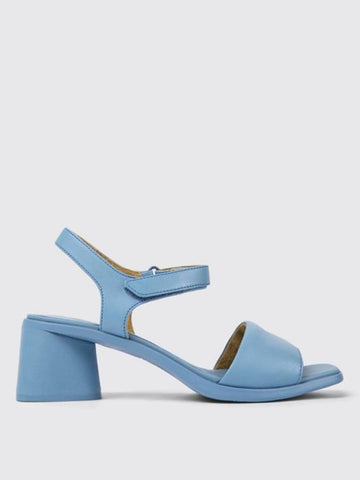 Kiara Leather Sandals Heel Blue - CAMPER - BALAAN 1