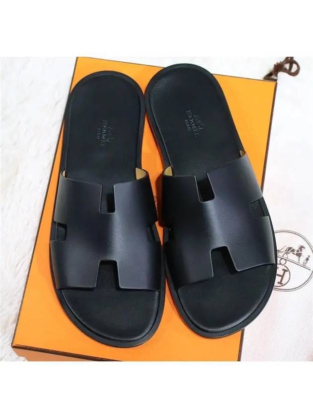 Izmir Sandal Calfskin & Noir - HERMES - BALAAN 2