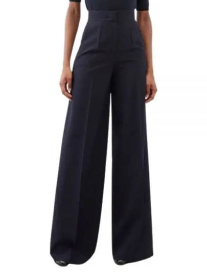 Cervo Welt Pocket Wool Wide Pants Ultramarine - MAX MARA - BALAAN 2