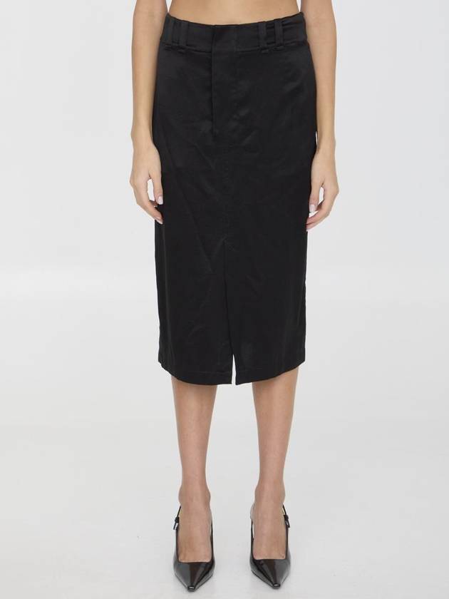 Silk Skirt - SAINT LAURENT - BALAAN 1