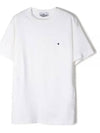 Men's Stellina Short Sleeve T-Shirt White - STONE ISLAND - BALAAN 2