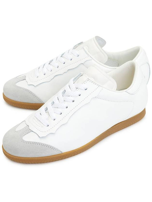 Featherlight lace-up low-top sneakers white - MAISON MARGIELA - BALAAN 2