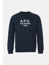 Rufus Logo Embroidery Sweatshirt Navy - A.P.C. - BALAAN 2