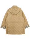 Diamond Quilted Nylon Jacket Archive Beige - BURBERRY - BALAAN 3