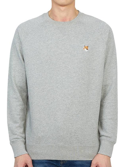 Fox Head Patch Classic Sweatshirt Grey Melange - MAISON KITSUNE - BALAAN 2