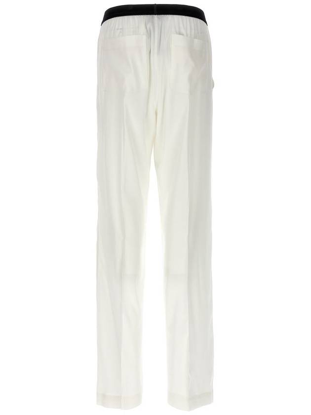 Straight Pants PAW397 FAX881 AW013 ECRU - TOM FORD - BALAAN 3