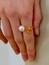 Rose Pearl Open Ring - CHAMBRILLER - BALAAN 3