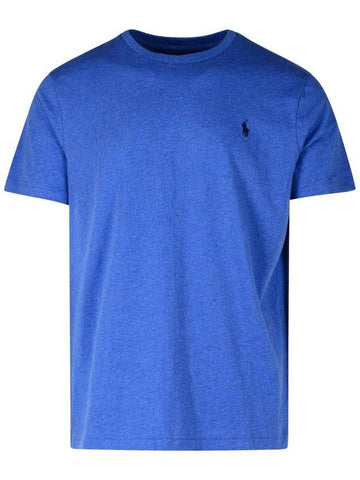 Polo Ralph Lauren Light Blue Cotton T-Shirt - POLO RALPH LAUREN - BALAAN 1