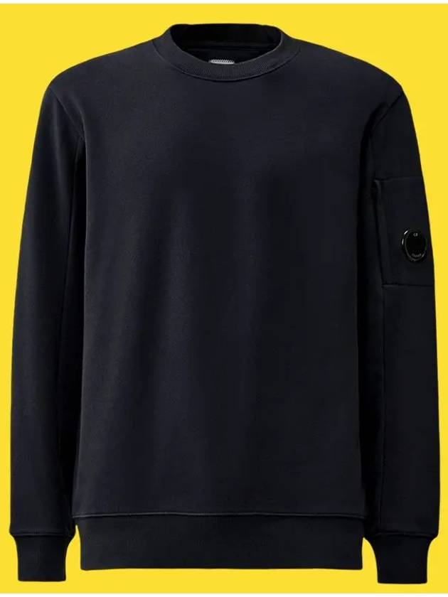 Diagonal Raised Fleece Lens Sweatshirt Navy - CP COMPANY - BALAAN 10