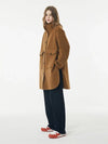 Wool Cape Coat Camel - VOYONN - BALAAN 8