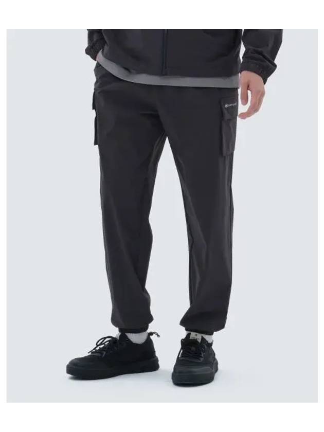 Thintech Woven Cargo Jogger Pants Charcoal S24MUSPT62 - SNOW PEAK - BALAAN 1