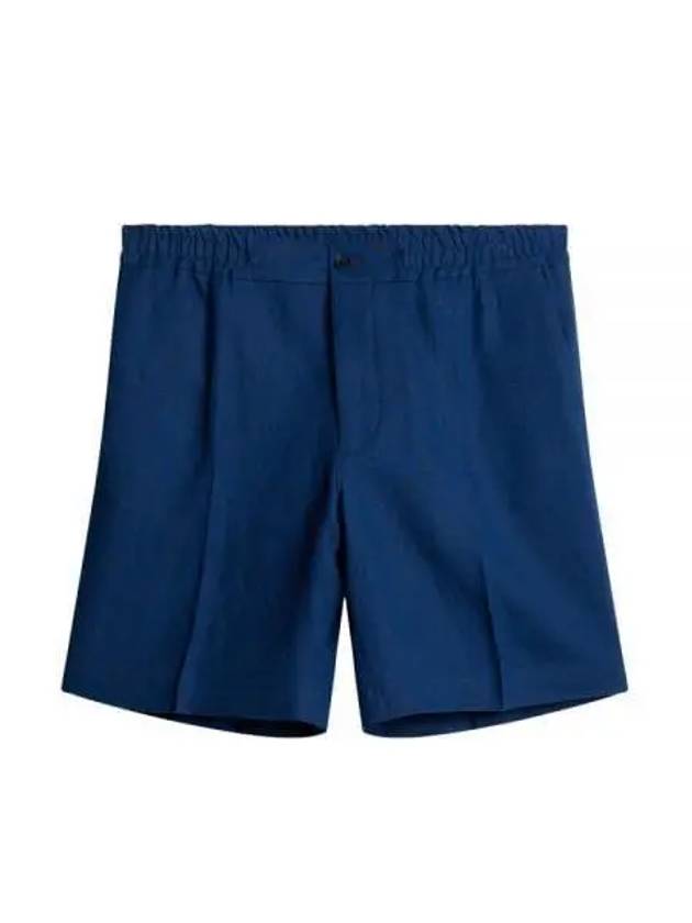 Baron Linen Shorts Estate Blue - J.LINDEBERG - BALAAN 2