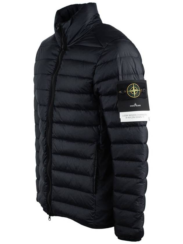 Room Woven Chambers Recycled Nylon Down Padding Navy - STONE ISLAND - BALAAN 4