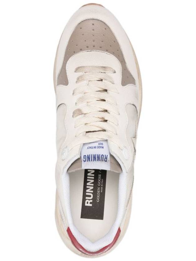 Running Sole Leather Low Top Sneakers White - GOLDEN GOOSE - BALAAN 3