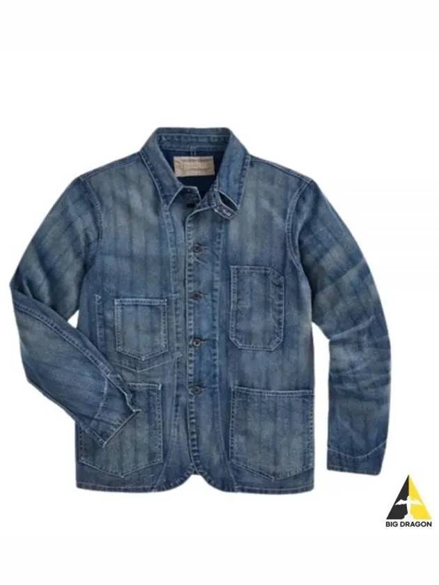 Pocket Shirt Denim Jacket Blue - POLO RALPH LAUREN - BALAAN 2