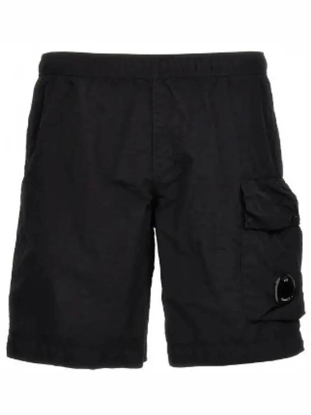 50 Fili Stretch Shorts Black - CP COMPANY - BALAAN 2