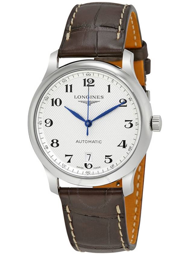 Master Collection Automatic Leather Watch Brown - LONGINES - BALAAN 2