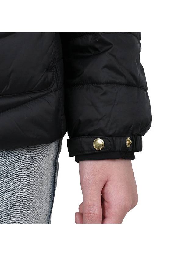 Women's International Glynn Quilted Zip-Up Jacket Black - BARBOUR - 11