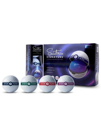 New Signature Putting Track 3 Piece Golf Balls 1 Dozen 12 - SAINTNINE - BALAAN 2