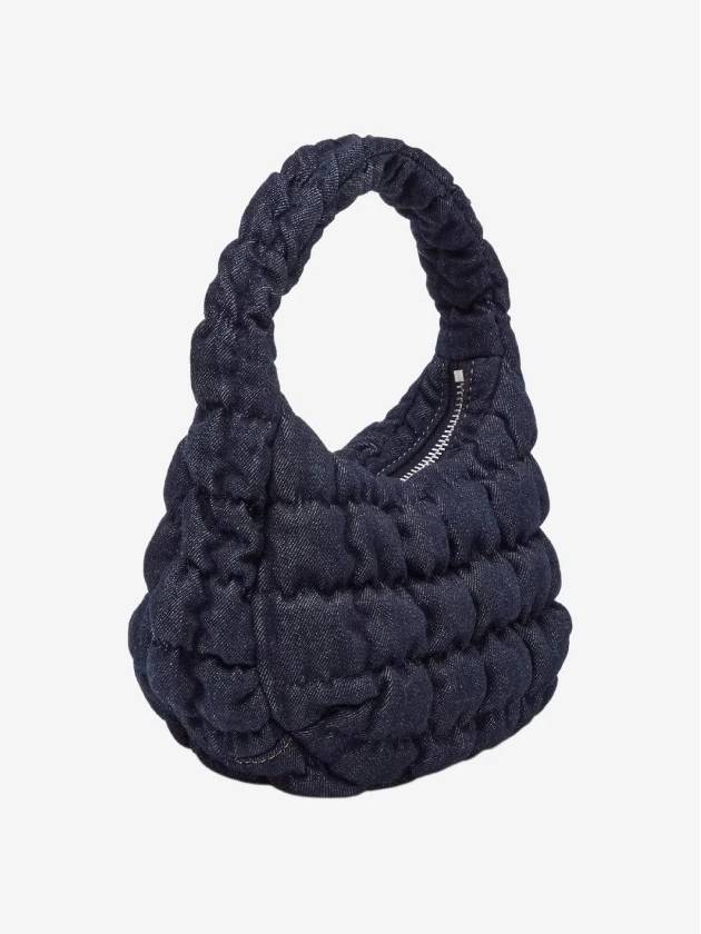 Cloud Bag Quilted Micro Bag Denim Dark Blue - COS - BALAAN 2