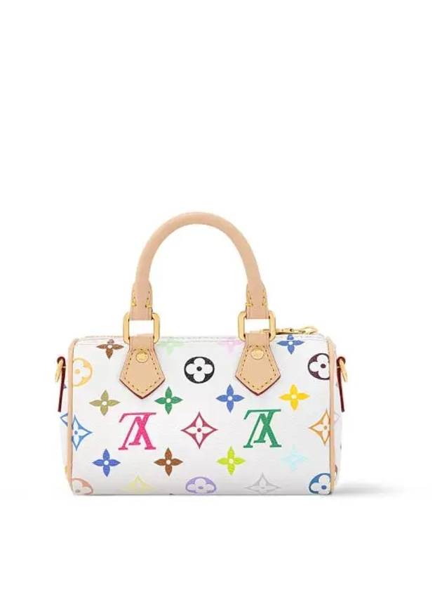 Takashi Murakami Nano Speedy Tote Bag Blanc - LOUIS VUITTON - BALAAN 6