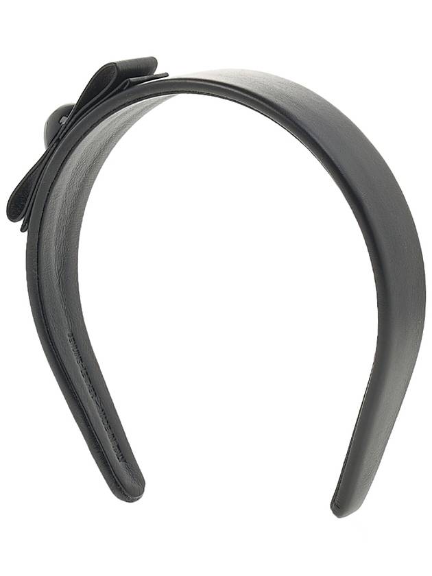 Women's Vara Bow Hairband Black - SALVATORE FERRAGAMO - BALAAN 4