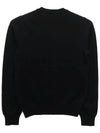 Heart Wappen Cardigan Black - COMME DES GARCONS - BALAAN 4