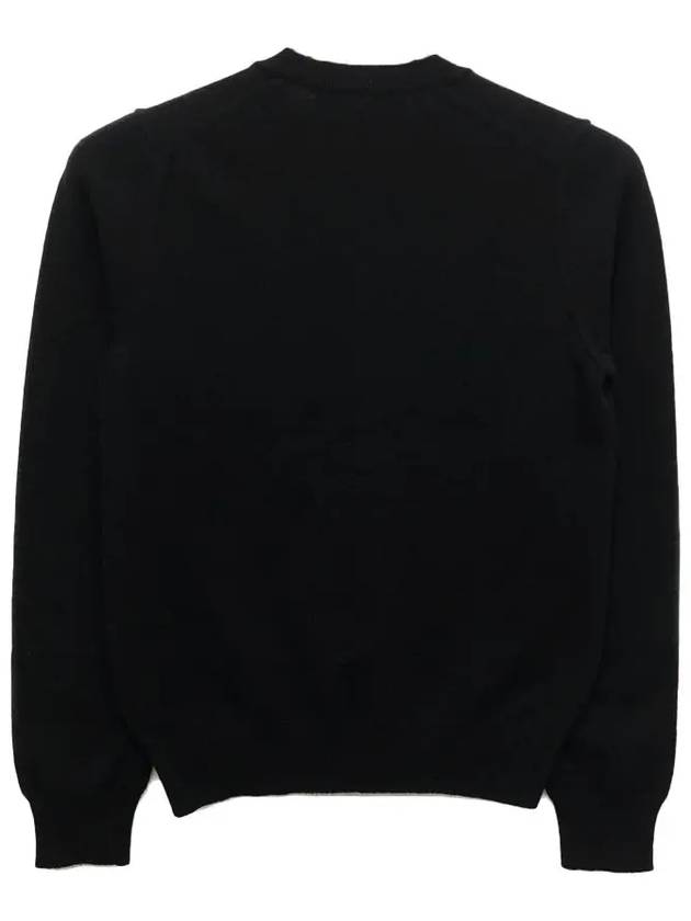 Heart Wappen Cardigan Black - COMME DES GARCONS - BALAAN 4