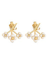 LV Floragram Earrings Gold - LOUIS VUITTON - BALAAN 1