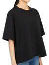 LEE SNW 829 BLACK Women's Short Sleeve TShirt - STUDIO NICHOLSON - BALAAN 3