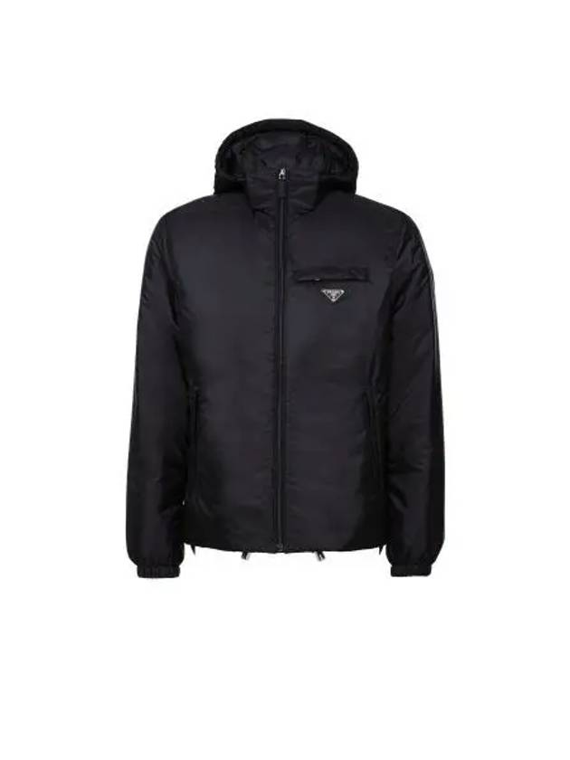 Re-Nylon Padded Jacket Black - PRADA - BALAAN 2