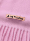 Acne Muffler Scarf Skinny Pink Unisex - ACNE STUDIOS - BALAAN 3