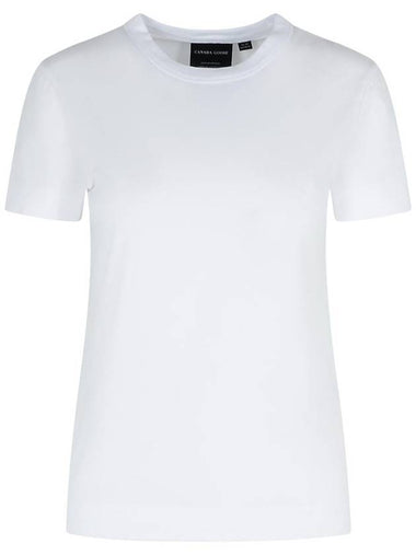 Canada Goose White Cotton T-Shirt - CANADA GOOSE - BALAAN 1