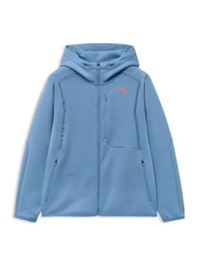 Active Cotton Blend Hooded Jacket Blue - PUMA - BALAAN 2