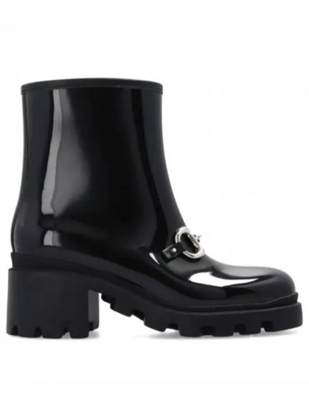 Women's Horsebit Ankle Chelsea Boots Black - GUCCI - BALAAN 2