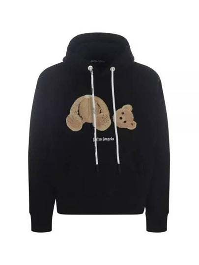 Broken Bear Hoodie Black - PALM ANGELS - BALAAN 2