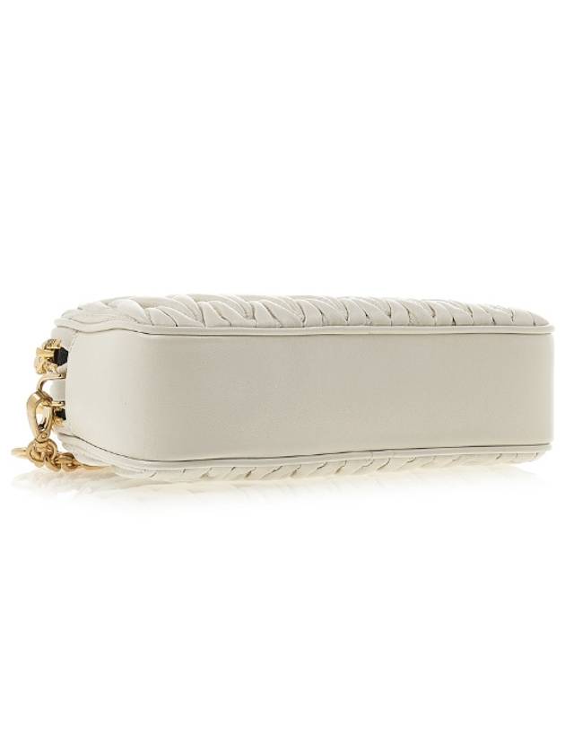 Matelasse Nappa Leather Mini Bag White - MIU MIU - BALAAN 6